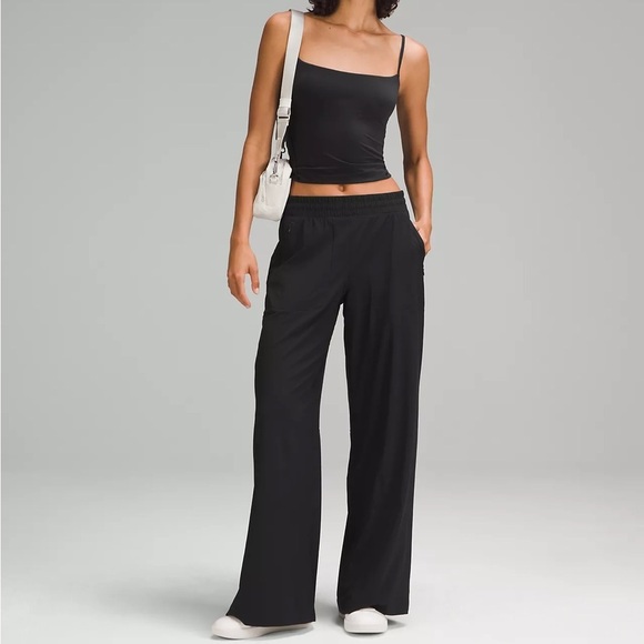 Max Studio Twill Easy Wide Leg Trouser Pants in No Fade Black, Size XS - Picture 1 of 7